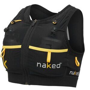 NAK Women's Black and Yellow Running Vest
